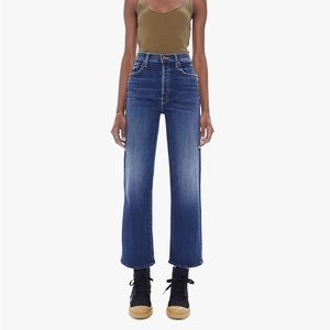 Mother Rambler Ankle Jean in Don’t Mind Me wash